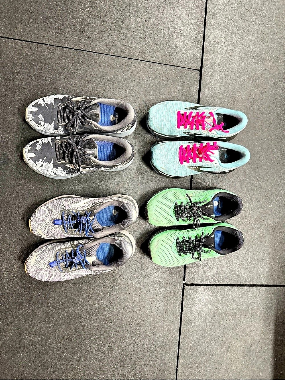Brooks Ghost and Adrenaline Women’s Athletic Shoes US 7.5 *four pairs*